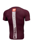 RASHGUARD HILLTOP BURGUND - kup z Pit Bull West Coast Oficjalny Sklep 