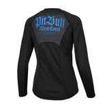 Long sleeve shirt Rashguard women's Mesh Performance Pro plus Blue Eyed Devil VI