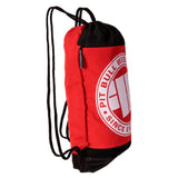 Red colour PitBull West Coast Sport gym and shoe sack bag