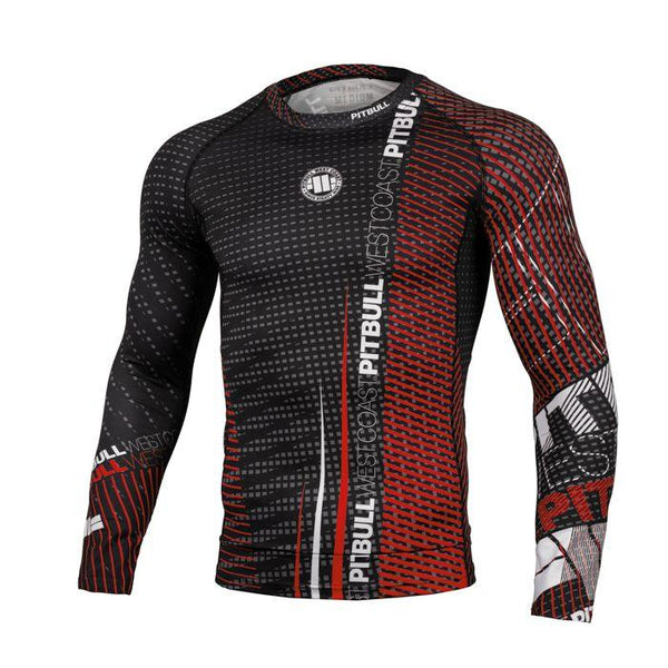 Charger Red Long Sleeve Rashguard